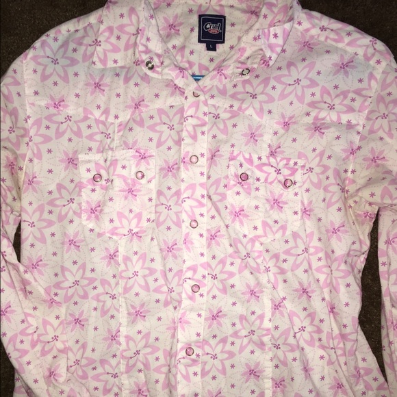 Cruel long sleeve western shirt...pearl snaps 😍 - Picture 1 of 2