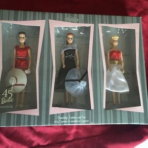 45 TH Barbie Anniversary keepsake ornaments (new)