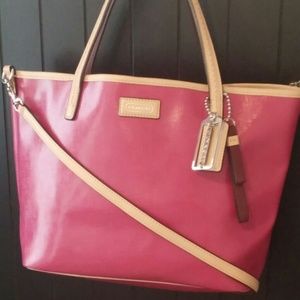 ✨🌟Sold🌟✨COACH Park Metro Pink Magenta Tote