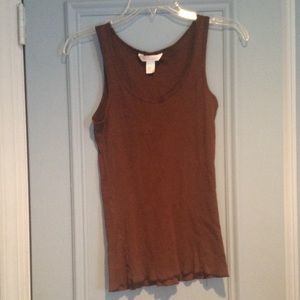 Brown tank top