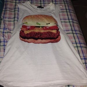 Hamburger muscle tee