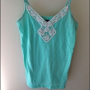 Teal tank top