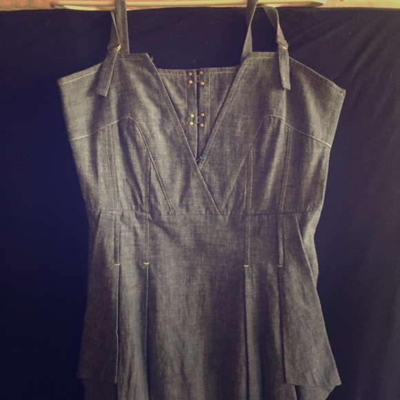 Leifsdottir chambray denim dress