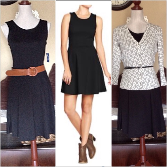 Old Navy Dresses & Skirts - NWT Black Ponte Fit & Flare Dress