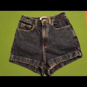 American Apparel Denim Cuff Shorts ON HOLD