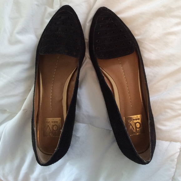 Dolce vita loafers black suede
