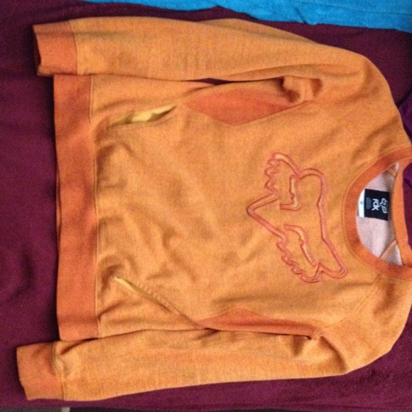 Orange fox sweater