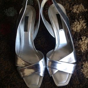 SOLD Louis Vuitton 37.5 Sling Back heels