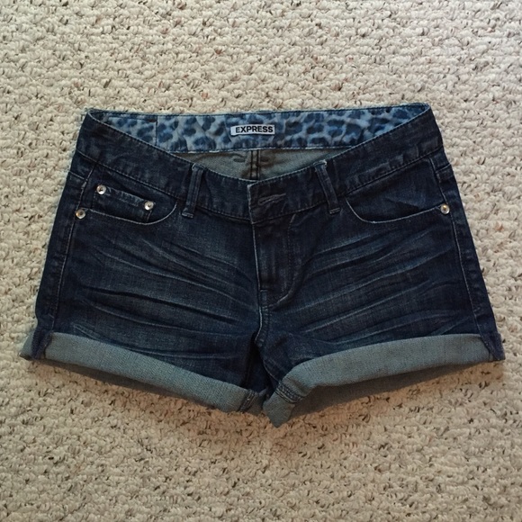 Almost new Express denim shorts