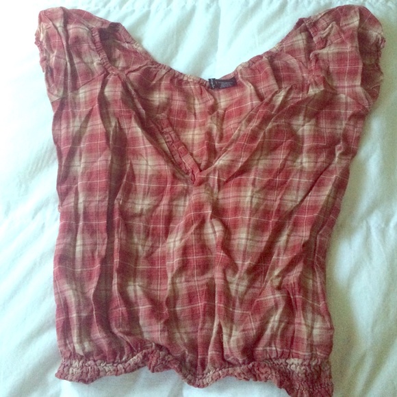 Cute Plaid Top