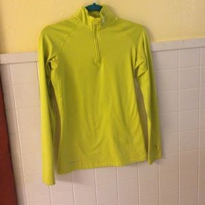 Lime green therma-fit pullover