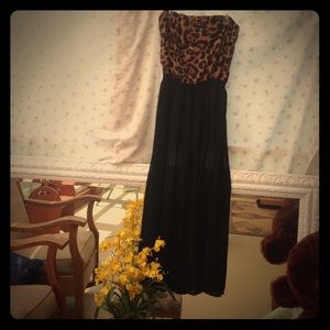 Cheetah Print jumpsuit with wide leg