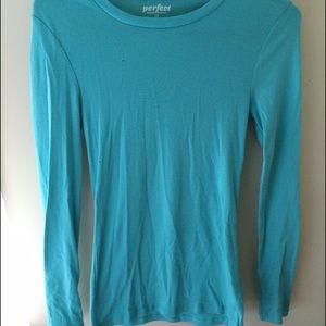 Teal shirt