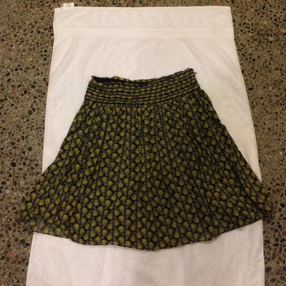 Butterfly print skirt from Anthro