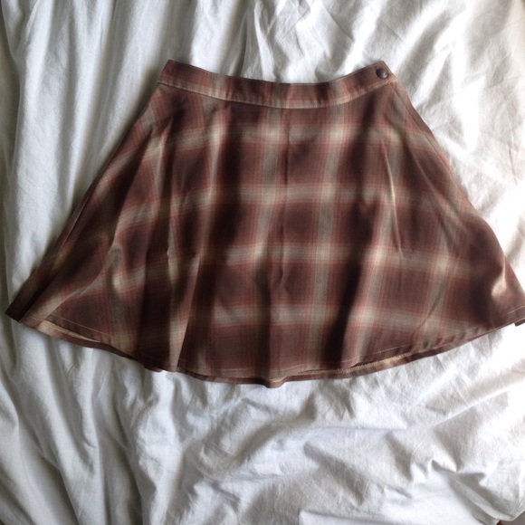 Plaid Circle Skirt