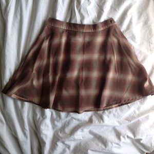 Plaid Circle Skirt