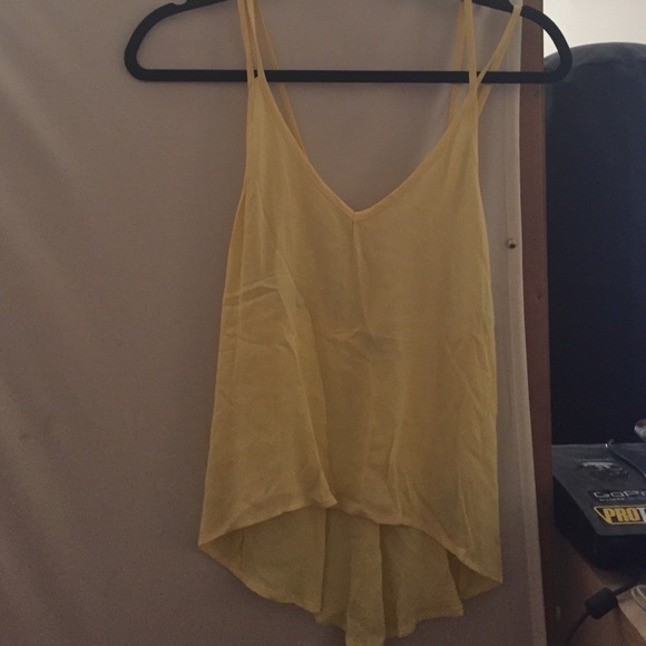 Cute yellow tank top
