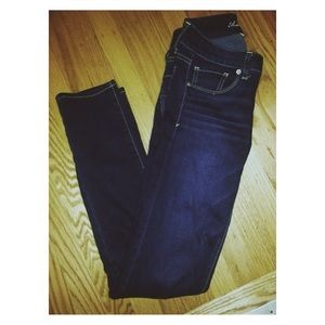 Dark Wash American Eagle Skinny Jeans