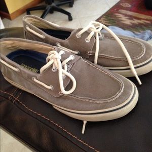 Gray Sperry's (slightly worn)