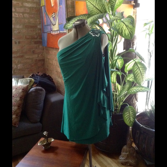 Emerald Green Cocktail Dress