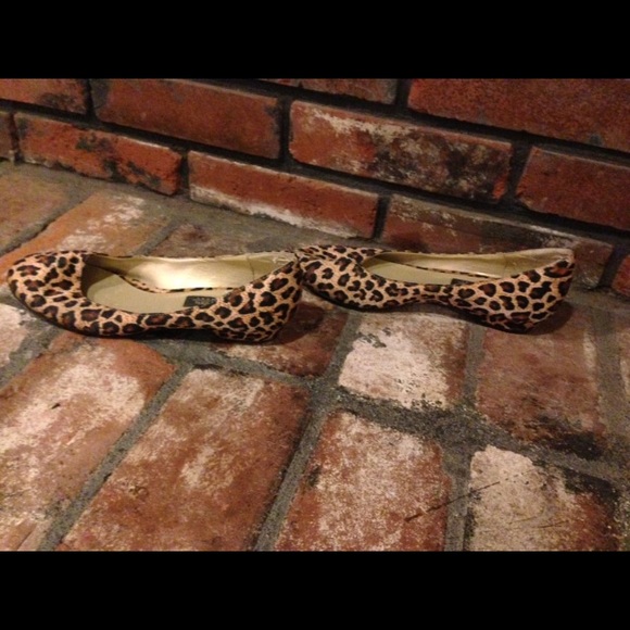 Leopard print flats by Francesca's