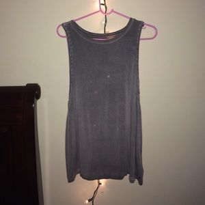 Soft gray tank top