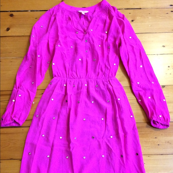 Lilly Pulitzer Dresses & Skirts - LILLY PULITZER stunning HOT pink ELSA dress XS