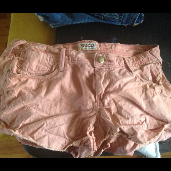 Size 13 washed out red shorts