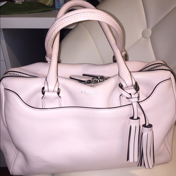 Light pink Coach handbag