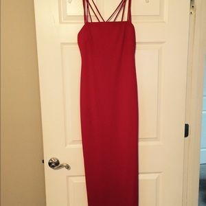 Amazing red dress practically brand new!
