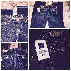 ✅👖NWT-GAP Boot cut Slim/10 Girls Jeans👖✅
