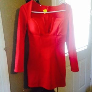 Red dress