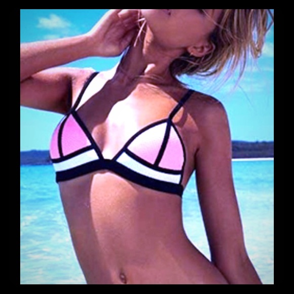 Geometric/Triangle Bathing suit top.