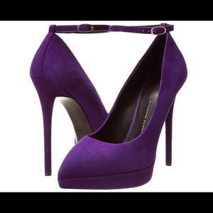 Giuseppe Zanotti Purple Suede Pumps