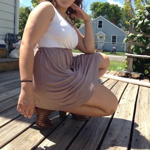 Roman style tank dress