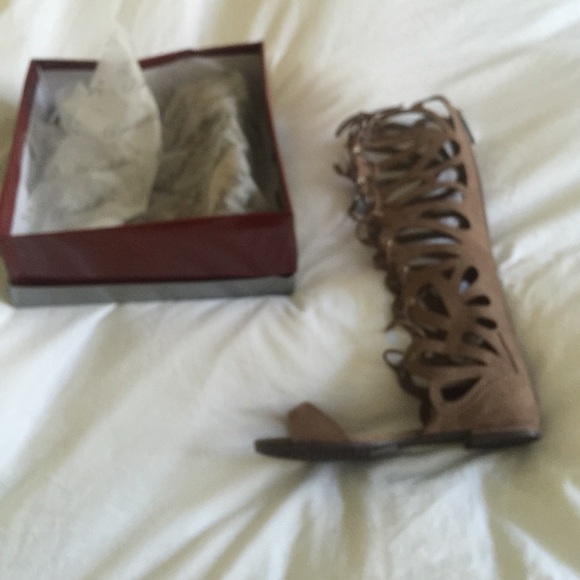 Adorable lace up gladiator boot sandals - Picture 1 of 4