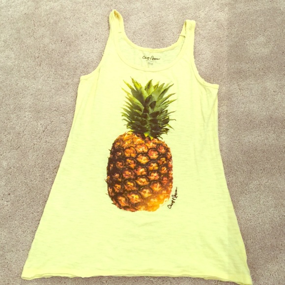 Chip & Pepper Pineapple Tank Top