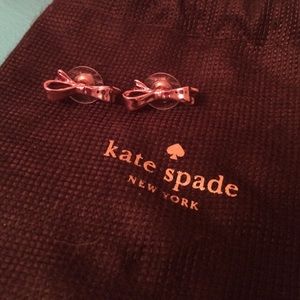 EUC KATE SPADE BOW EARRINGS
