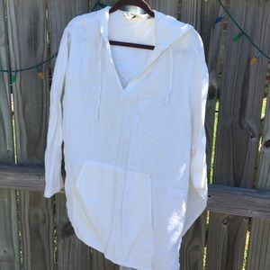 Linen oversized pullover Eddie Bauer