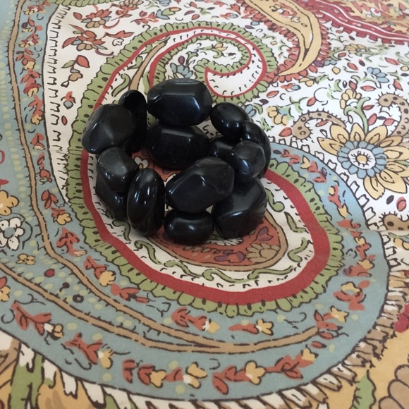 🔵Black stone stretchy Bracelet