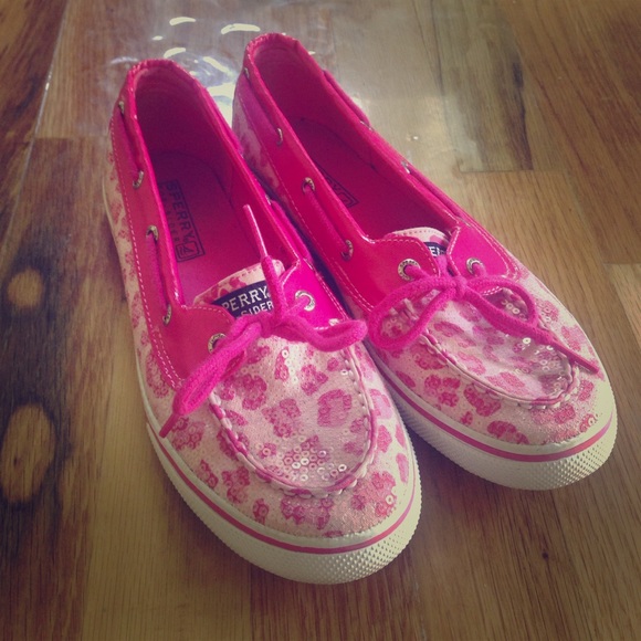Sperry Top-Sider Pink Cheetah Shoes