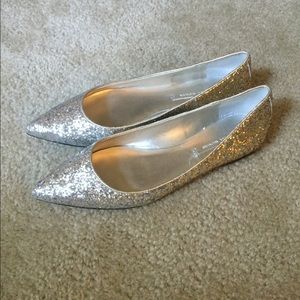 Zara Sliver&Gold Flats