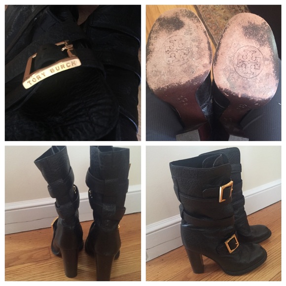 Tory burch black boots