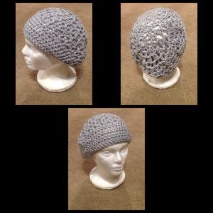 Hand knitted beanie