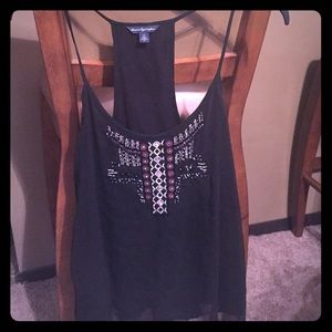Sequined American Eagle tank