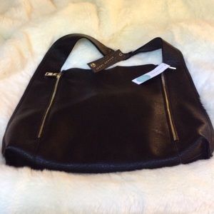 Blaine Zipper Detail Hobo Bag