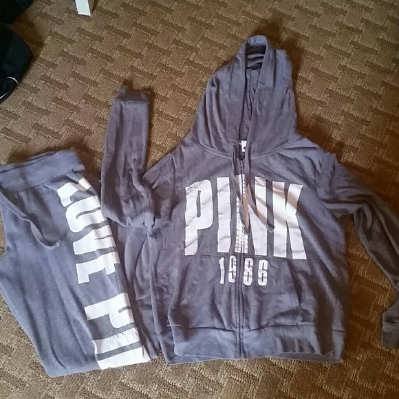 VS PINK grey outfit