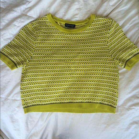 Top shop new w/o tags knit crop top !