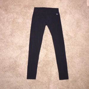 Pink brand black leggings