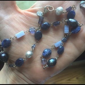 Silpada Blue-Bead Necklace
